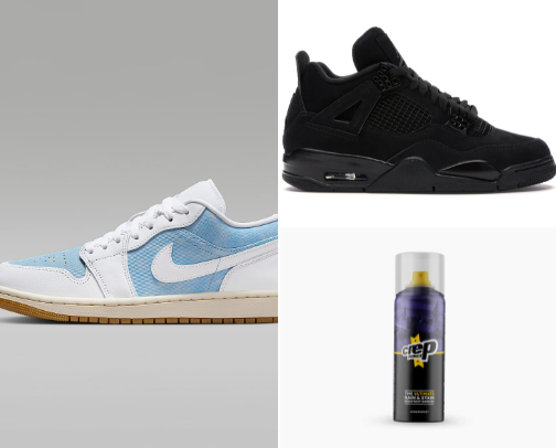 Shoes and shoe products cover photo collage