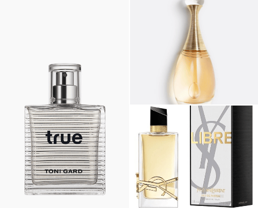 Best perfumes cover photo collage