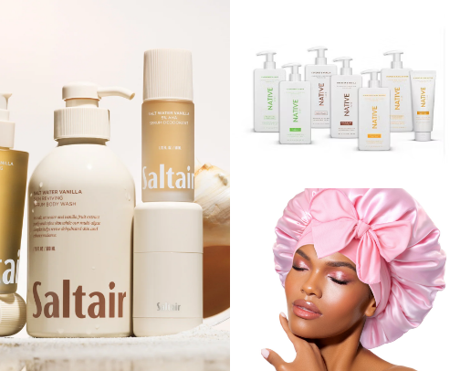 Hair care cover photo collage
