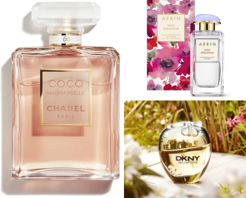 My favourite fragrances 🌷 cover photo collage