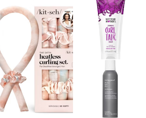 Wavy girl hair approved hair products! cover photo collage