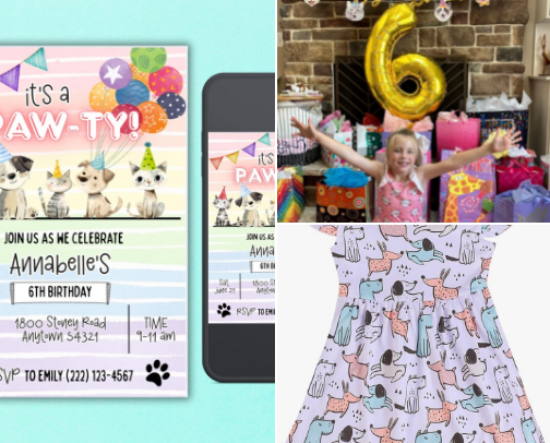 Purrs & Paws: The Ultimate Kid’s Paw-ty Guide cover photo collage