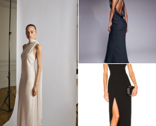 Luxurious outfits cover photo collage
