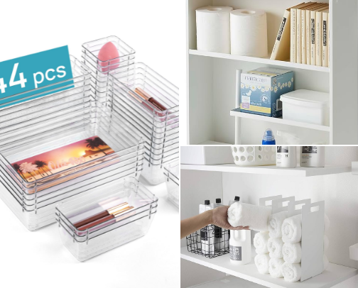 Bathroom Organization cover photo collage