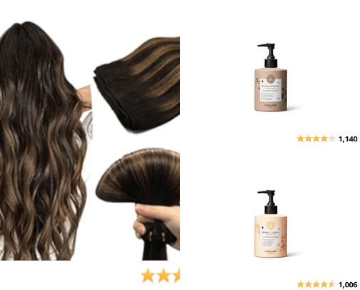 Brown Hair Must Haves + Extensions cover photo collage