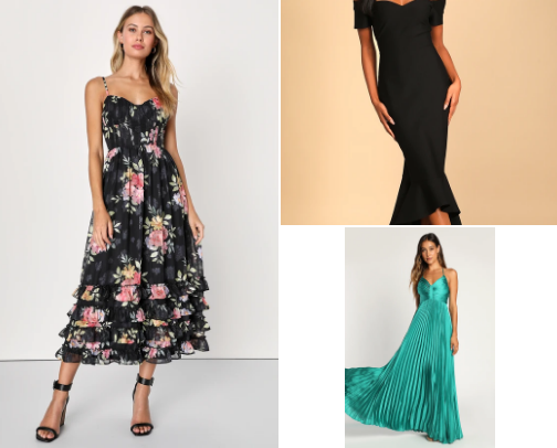 👗Wedding Guest Dresses That Steal the Spotlight cover photo collage