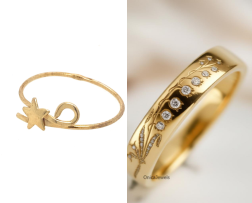 Simple Gold Jewelry cover photo collage