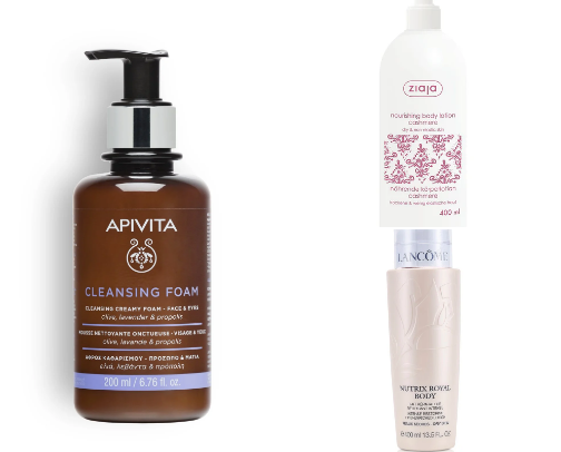 My fav products for body and face✨ cover photo collage