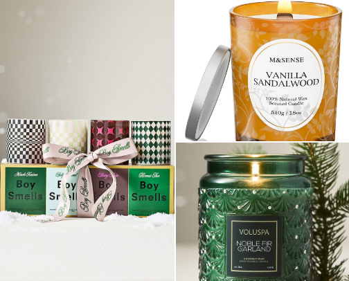 Candles/scents cover photo collage