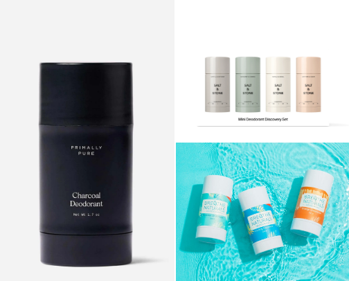 Natural Deoderants cover photo collage