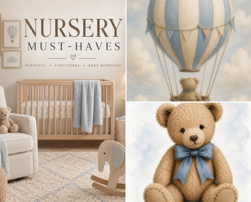 Nursery Finds! cover photo collage