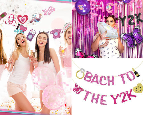 Barbie / Y2K Bachelorette Essentials cover photo collage