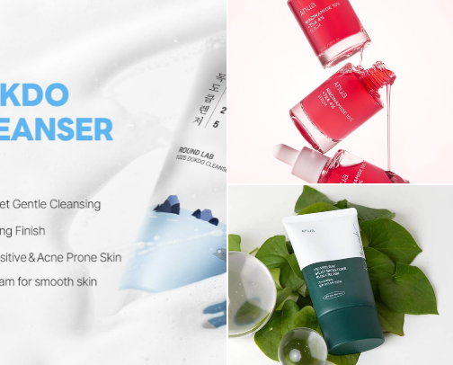 Korean Skincare cover photo collage