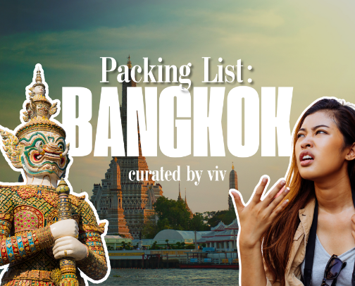 ✈️ bangkok packing list, no stress 🇹🇭 cover photo collage