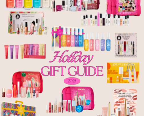 HOLIDAY GIFT GUIDE FOR THE GIRLS! cover photo collage