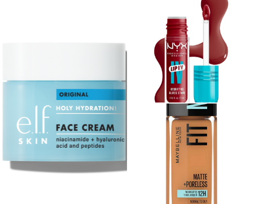 Makeup favorites cover photo collage