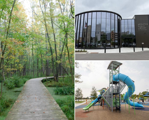 Places to Visit with your Kids near Appleton, WI cover photo collage