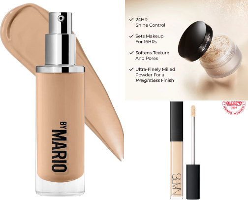 What’s in my makeup bag cover photo collage
