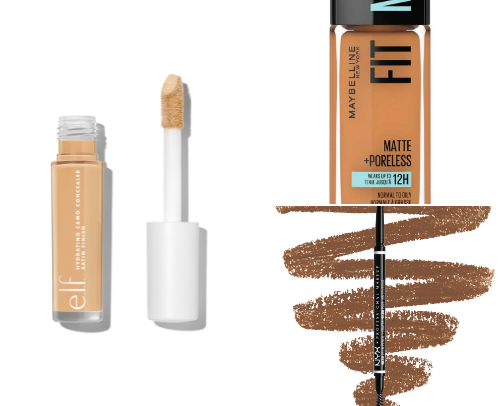 Affordable Make Up products For Beginners✨💕 cover photo collage