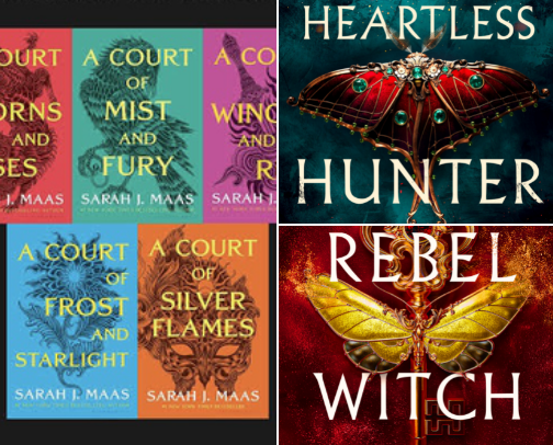 Best Starter Booktok Romantasy Titles cover photo collage