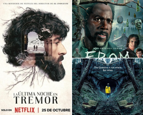 Netflix series recommendations 🎞️ cover photo collage