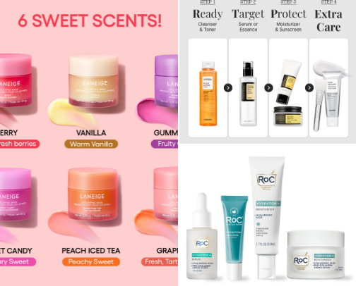 Low Maintanence Beauty and Skincare Must Haves cover photo collage