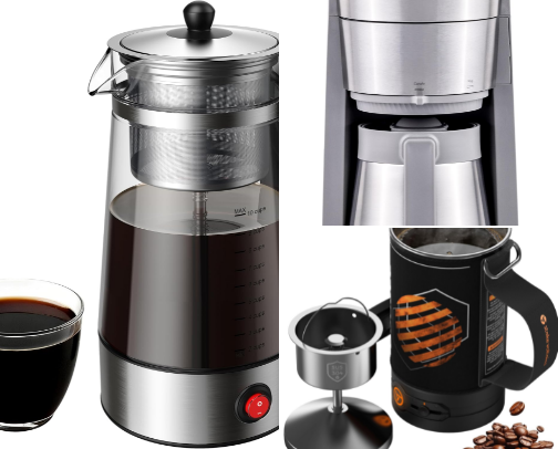 Premium Coffee Maker Machine – Easy Brewing for Perfect Coffee at Home cover photo collage
