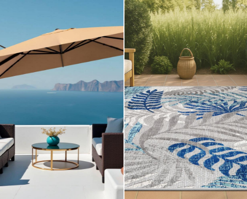 Summer Patio cover photo collage