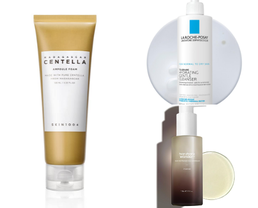 skincare products for dry skin! cover photo collage