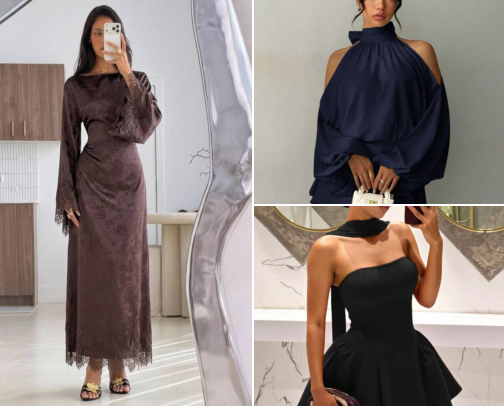 Elegant SHEIN Dresses ✨ cover photo collage