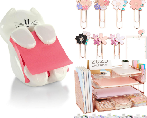 AESTHETIC Office Equipment Ideas✧(｡•̀ᴗ-)✧ cover photo collage