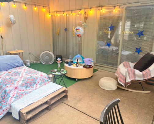 Summer Patio Vibes cover photo collage