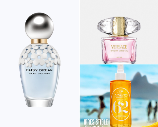 My favorite scents and fragrances 🌺🌸 cover photo collage