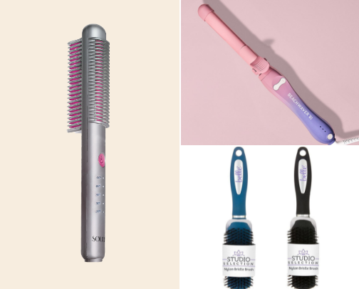 hairstyling products🎀 cover photo collage