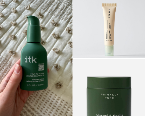 My Favorite Skincare Line up cover photo collage