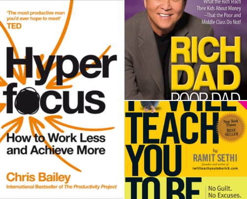 Book for your journey to financial freedom cover photo collage