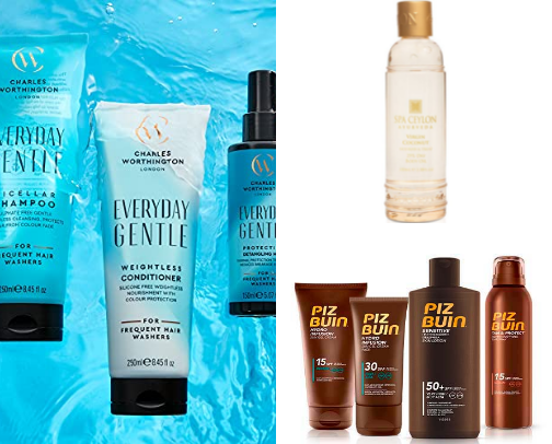 My favourite beauty products for holidays that I can't live without cover photo collage