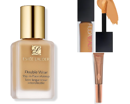 VS angel makeup products cover photo collage