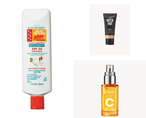Avon must haves ! Yes, Avon ! cover photo collage