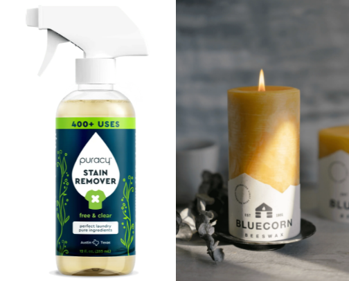 Cleaning supplies for a clean home cover photo collage