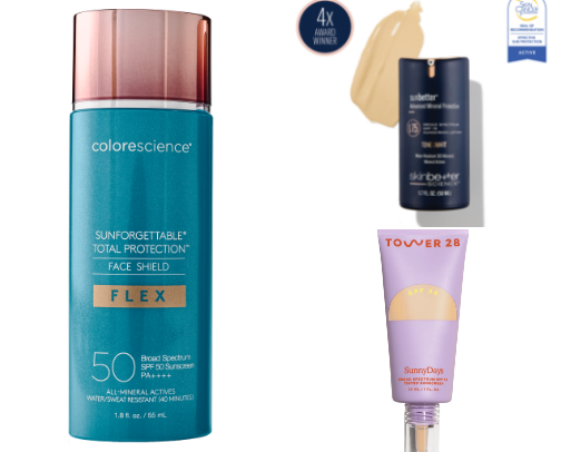 Tinted SPF = instant glow + protection. Here are the ones I swear by. cover photo collage