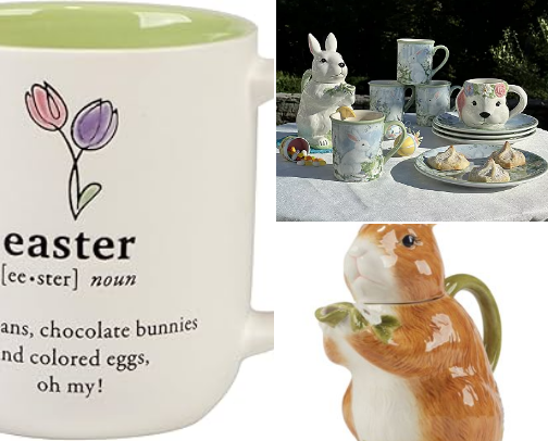 Easter Mugs and gift ideas for easter cover photo collage