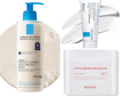 Skincare I'd repurchase. cover photo collage