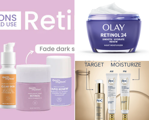 Let’s talk about Retinol 👌🏽 cover photo collage