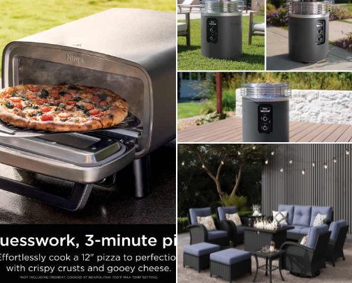 Cozy Saturday Night on the Patio Essentials cover photo collage