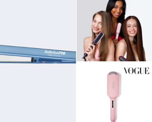 Hair care cover photo collage