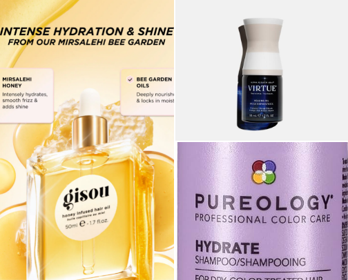 Hair care cover photo collage