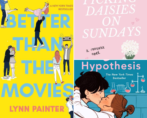 books that’ll have u giggling and blushing! 📚 cover photo collage