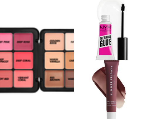"running late" 5 min glam must-haves ⋆.˚ ᡣ𐭩 .𖥔˚ cover photo collage