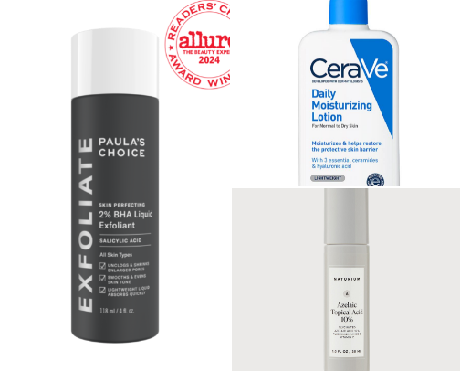 Skin care cover photo collage